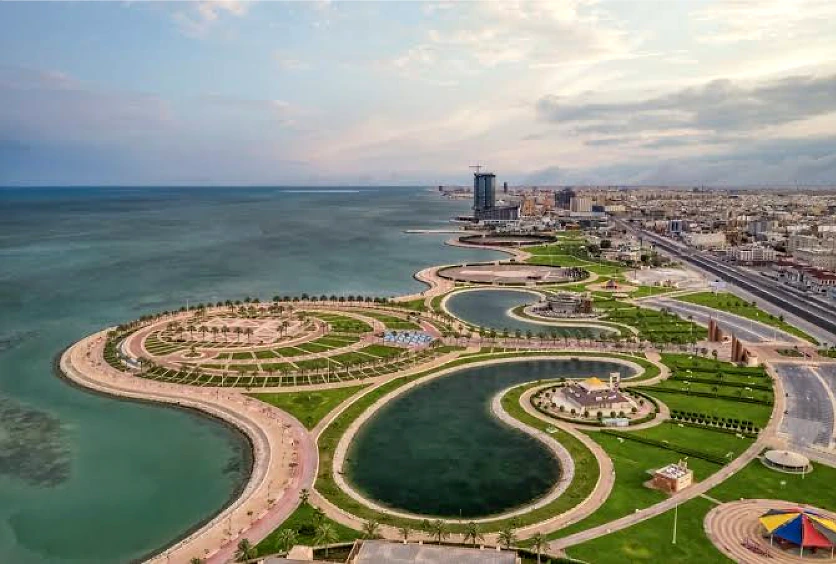 واجهة المنطقة الشرقية البحرية من الجو